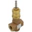 3/4" 2-Way N/O Brass Equal Percentage Valve Body, Female x Female (6.3 Cv)
