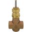 3/4" 2-Way N/O Brass Equal Percentage Valve Body, Female x Female (6.3 Cv)