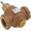1-1/4" 2-Way N/O Brass Equal Percentage Valve Body, Female x Female (16 Cv)