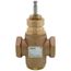 1" 2-Way N/C Brass Equal Percentage Valve Body, Female x Female (10 Cv)