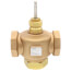 2" 3-Way Brass Mixing Valve Body, Female x Female (40 Cv)