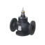 2-1/2" 3-Way Bronze Mixing Valve Actuator, Flanged, 3/4" Stroke (63 Cv)