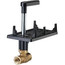 1/2" 2-Way Brass Water Mixing Ball Valve Body (0.63 Cv)
