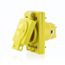 20A, 125V NEMA 5-20, 2-Pole, 3-Wire, Straight Blade Single Inlet, Grounding, Wetguard (Yellow)