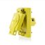 15A, 125V NEMA 5-15, 2-Pole, 3-Wire, Straight Blade Single Inlet, Non-Grounding, Wetguard (Yellow)