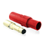 Taper Nose In-line Latching Male Connector, 23 Series Single Pole Cam-type Contact & Insulator, Crimped, 500-750MCM, 690A Max (Red)