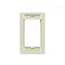 Single-Gang MOS Wallplate (Light Almond)