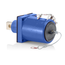 Rhino-Hide 1 Pole Male 45 Deg Receptacle 1 Hole Bus Bar, 313MCM-777MCM Cable (Blue)