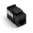 GigaMax Cat 5e UTP QuickPort Jack (Black)