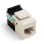 GigaMax Cat 5e UTP QuickPort Jack (Light Almond)