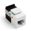 GigaMax Cat 5e UTP QuickPort Jack (White)