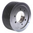 5 Groove Gripbelt Split Taper Sheave, A, B Belt, 6.55" OD