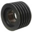 5 Groove Gripbelt Split Taper Sheave, A, B Belt, 6.55" OD