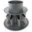 6" Star-Kap, Aluminum Vent Cap