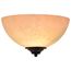 Tapas 1 Light 12" Sconce w/ Tuscan Suede Glass