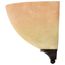 Tapas 1 Light 12" Sconce w/ Tuscan Suede Glass