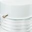 1 Light 6" Porch Wall White Mason Jar w/ Clear Glass (Pack of 3)