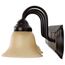 Ballerina 4 Light 30" Vanity w/ Champagne Linen Washed Glass