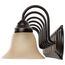 Ballerina 7 Light 48" Vanity w/ Champagne Linen Washed Glass