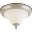 Dupont 1 Light 11" Flush Mount w/ Satin White Glass