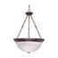 3 Light 20" Pendant Alabaster Glass