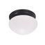 8" Mushroom Mahogany Bronze Frosted Glass Incandescent (Pack of 2)