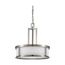 Odeon 4 Light Pendant w/ Satin White Glass