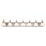 Ballerina 7 Light 48" Vanity w/ Alabaster Glass Bell Shades