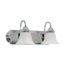 Ballerina 2 Light 18" Vanity w/ Alabaster Glass Bell Shades