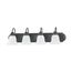 Ballerina 4 Light 30" Vanity w/ Frosted White Glass