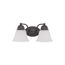 Empire 2 Light 15" Vanity w/ Frosted White Glass