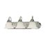 Ballerina 3 Light 24" Vanity w/ Alabaster Glass Bell Shades