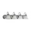 Ballerina 4 Light 30" Vanity w/ Alabaster Glass Bell Shades