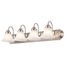 Ballerina 4 Light 30" Vanity w/ Alabaster Glass Bell Shades