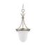 1 Light 10" Pendant w/ Frosted White Glass