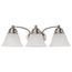 Empire 3 Light 21" Vanity w/ Frosted White Glass