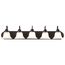 Ballerina 5 Light 36" Vanity w/ Alabaster Glass Bell Shades