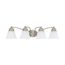 Empire 4 Light 29" Vanity w/ Frosted White Glass