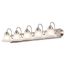 Ballerina 5 Light 36" Vanity w/ Frosted White Glass