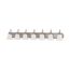 Ballerina 7 Light 48" Vanity w/ Frosted White Glass