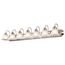 Ballerina 7 Light 48" Vanity w/ Frosted White Glass