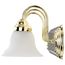Ballerina 3 Light 24" Vanity w/ Alabaster Glass Bell Shades