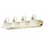 Ballerina 4 Light 30" Vanity w/ Alabaster Glass Bell Shades