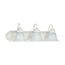Ballerina 3 Light 24" Vanity w/ Alabaster Glass Bell Shades