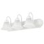 Ballerina 3 Light 24" Vanity w/ Alabaster Glass Bell Shades