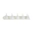 Ballerina 5 Light 36" Vanity w/ Alabaster Glass Bell Shades
