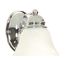Empire 1 Light 7" Vanity w/ Alabaster Glass Bell Shades