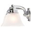 Empire 3 Light 21" Vanity w/ Alabaster Glass Bell Shades