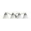 Empire 4 Light 29" Vanity w/ Alabaster Glass Bell Shades