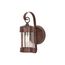 1 Light 10-5/8" Wall Lantern Piper Lantern w/ Clear Seed Glass Color retail packaging